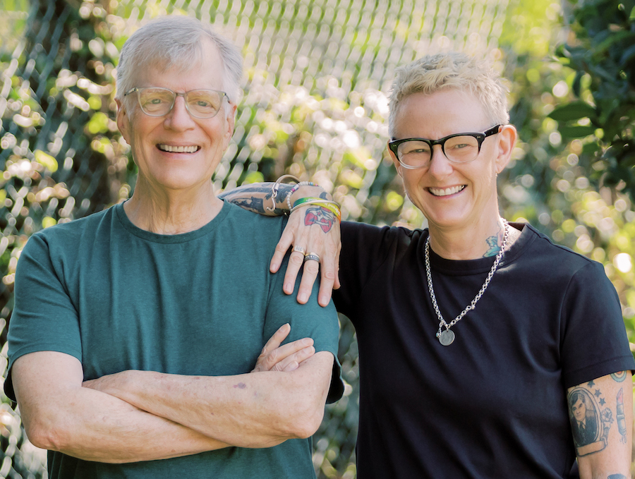 Portrait of Art Dielhenn and Clemmy Le Busque photo by Katie Jackson